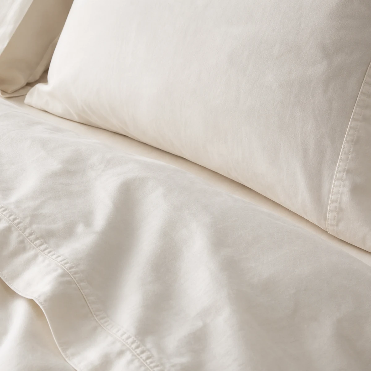Organic Cotton Percale Duvet Cover Set