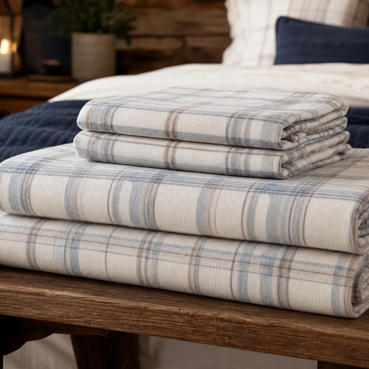 Cotton Flannel Sheet Set - Prints